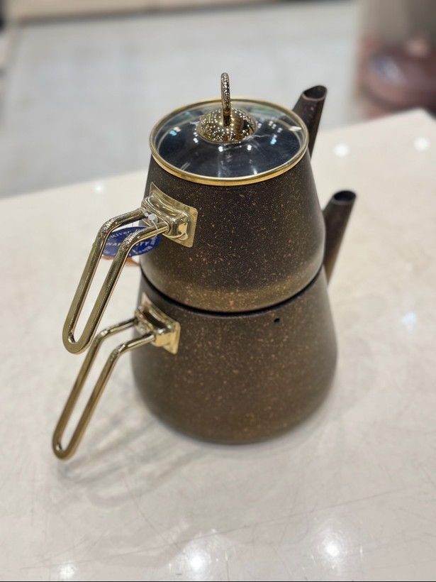 کتری چدنی و قوری گرانیتی ریور