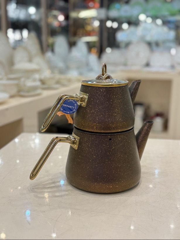 کتری چدنی و قوری گرانیتی ریور