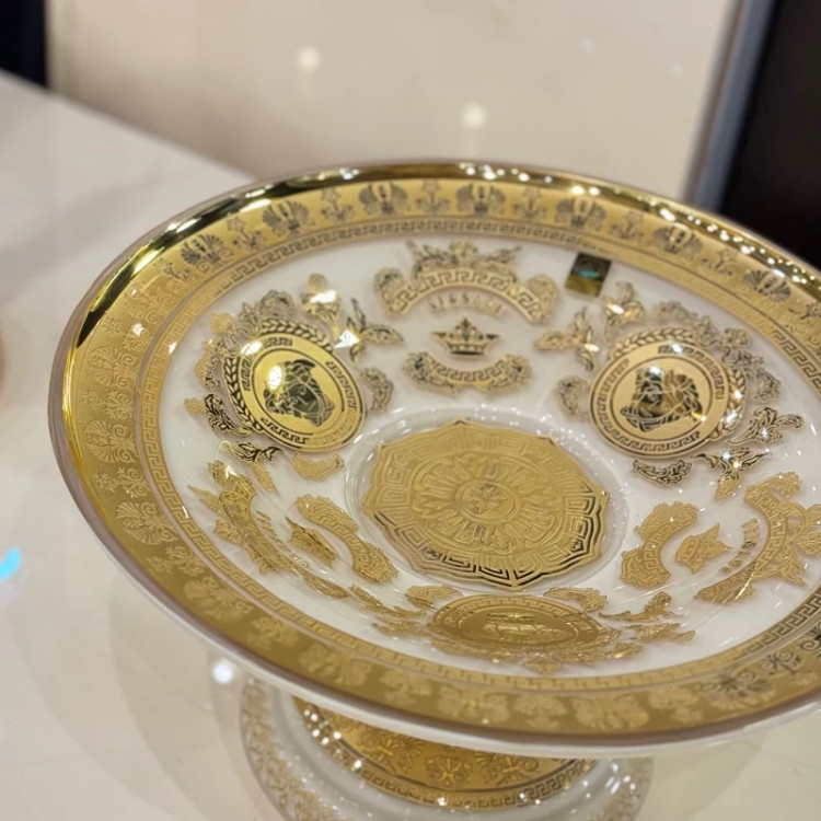میوه خوری کریستال طلاکوب طرح ورساچه
