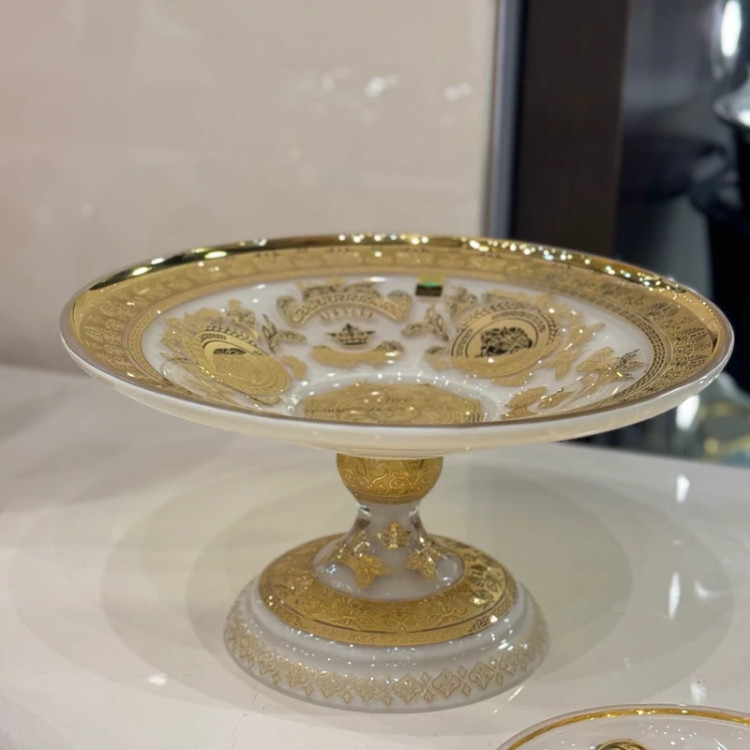 میوه خوری کریستال طلاکوب طرح ورساچه