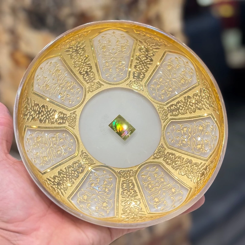 کریستال 24 درصد پیش دستی طلاکوب